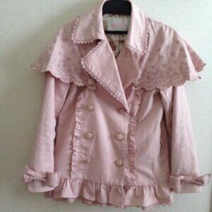Liz Lisa Spring Gyaru Lolita Coat lined floral pink japan kawaii cute jacket